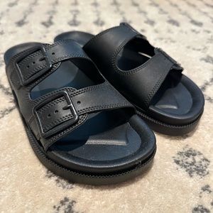 Bamboo slides sandals